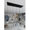 Lampa wisząca  COSMO 9 BL MIX1 714/9M1 EMIBIG