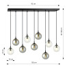 Lampa wisząca  COSMO 9 BL MIX2 714/9M2 EMIBIG