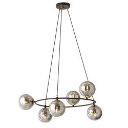 Lampa wisząca AZURA 6 BL GRAFIT 1294/6 EMIBIG