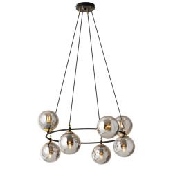 Lampa wisząca AZURA 8 BL GRAFIT 1294/8 EMIBIG