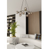 Lampa wisząca AZURA 8 BL GRAFIT 1294/8 EMIBIG