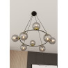 Lampa wisząca AZURA 8 BL GRAFIT 1294/8 EMIBIG