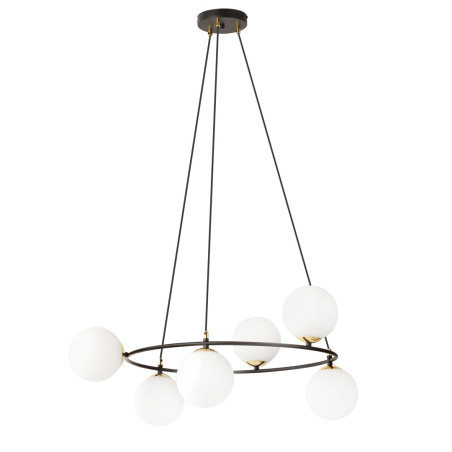 Lampa wisząca AZURA 6 BL OPAL 1295/6 EMIBIG