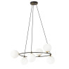 Lampa wisząca AZURA 6 BL OPAL 1295/6 EMIBIG
