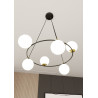 Lampa wisząca AZURA 6 BL OPAL 1295/6 EMIBIG