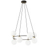 Lampa wisząca AZURA 8 BL OPAL 1295/8 EMIBIG