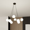 Lampa wisząca AZURA 8 BL OPAL 1295/8 EMIBIG