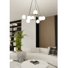 Lampa wisząca AZURA 8 BL OPAL 1295/8 EMIBIG