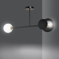 Lampa sufitowa  MINERVA 2 BLACK 612/2 EMIBIG