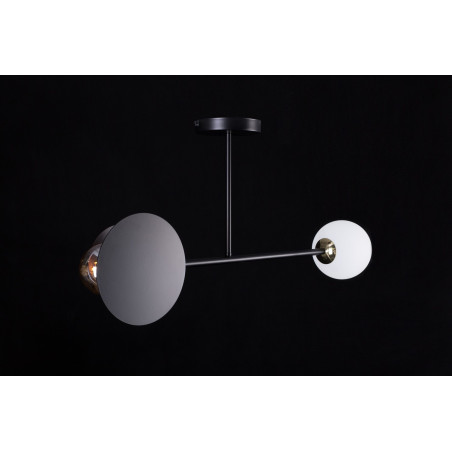 Lampa sufitowa  MINERVA 2 BLACK 612/2 EMIBIG