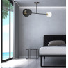 Lampa sufitowa  MINERVA 2 BLACK 612/2 EMIBIG
