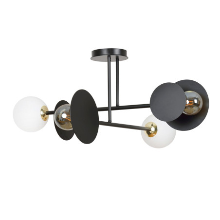 Lampa sufitowa  MINERVA 4 BLACK 612/4 EMIBIG