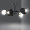 Lampa sufitowa  MINERVA 4 BLACK 612/4 EMIBIG