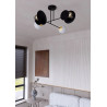 Lampa sufitowa  MINERVA 4 BLACK 612/4 EMIBIG