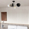 Lampa sufitowa  MINERVA 4 BLACK 612/4 EMIBIG
