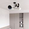 Lampa sufitowa  MINERVA 4 BLACK 612/4 EMIBIG