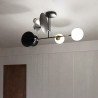 Lampa sufitowa  MINERVA 4 BLACK 612/4 EMIBIG