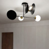 Lampa sufitowa  MINERVA 4 BLACK 612/4 EMIBIG