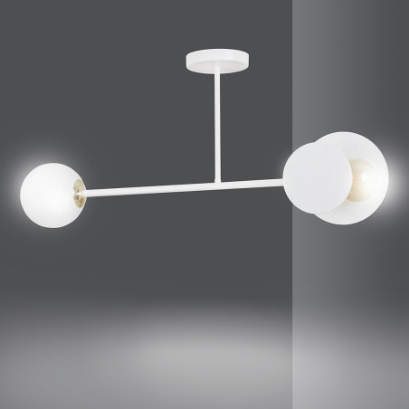 Lampa sufitowa  MINERVA 2 WHITE 613/2 EMIBIG