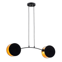 Lampa wisząca MOTIF 2 BLACK/GOLD 1325/2 EMIBIG