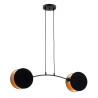 Lampa wisząca MOTIF 2 BLACK/GOLD 1325/2 EMIBIG