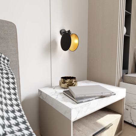 Lampa wisząca MOTIF K1 BLACK/GOLD 1325/K1 EMIBIG