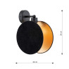 Lampa wisząca MOTIF K1 BLACK/GOLD 1325/K1 EMIBIG
