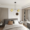 Lampa wisząca MOTIF 2 GOLD 1326/2 EMIBIG