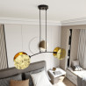 Lampa wisząca MOTIF 2 GOLD 1326/2 EMIBIG