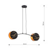 Lampa wisząca MOTIF 2 MARBEL 1327/2 EMIBIG