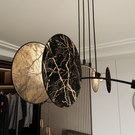 Lampa wisząca MOTIF 4 MARBEL 1327/4 EMIBIG