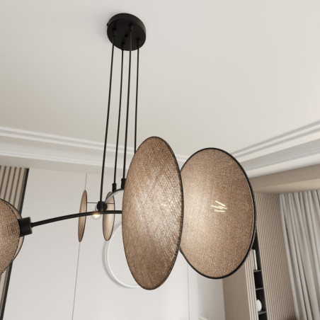Lampa wisząca MOTIF 4 NATURAL 1328/4 EMIBIG