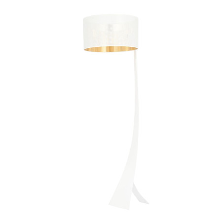 Lampa podłogowa ESTRELLA LP1 WHITE/GOLD 1155/LP1 EMIBIG