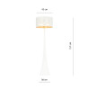 Lampa podłogowa ESTRELLA LP1 WHITE/GOLD 1155/LP1 EMIBIG