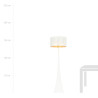 Lampa podłogowa ESTRELLA LP1 WHITE/GOLD 1155/LP1 EMIBIG