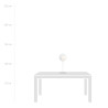 Lampka biurkowa OSLO LN WHITE/OPAL 1189/LN EMIBIG