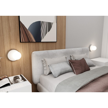 Kinkiet OSLO K1 WHITE/OPAL 1189/K1 EMIBIG