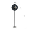 Lampa podłogowa OSLO LP BLACK/GRAFIT 1186/LP EMIBIG