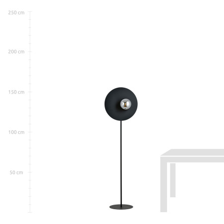 Lampa podłogowa OSLO LP BLACK/GRAFIT 1186/LP EMIBIG