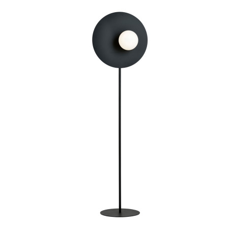 Lampa podłogowa OSLO LP BLACK/OPAL 1187/LP EMIBIG