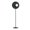 Lampa podłogowa OSLO LP BLACK/OPAL 1187/LP EMIBIG