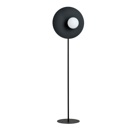 Lampa podłogowa OSLO LP BLACK/OPAL 1187/LP EMIBIG