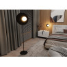 Lampa podłogowa OSLO LP BLACK/OPAL 1187/LP EMIBIG
