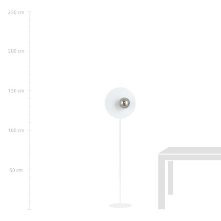 Lampa podłogowa OSLO LP WHITE/GRAFIT 1188/LP EMIBIG