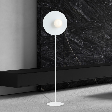 Lampa podłogowa OSLO LP WHITE/OPAL 1189/LP EMIBIG