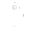 Lampa podłogowa OSLO LP WHITE/OPAL 1189/LP EMIBIG