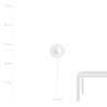 Lampa podłogowa OSLO LP WHITE/OPAL 1189/LP EMIBIG