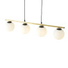 Lampa wisząca ALORA 4 BL OPAL 1254/4 EMIBIG