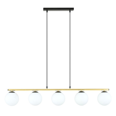 Lampa wisząca ALLORA 5 BL OPAL 1254/5 EMIBIG