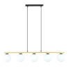 Lampa wisząca ALLORA 5 BL OPAL 1254/5 EMIBIG